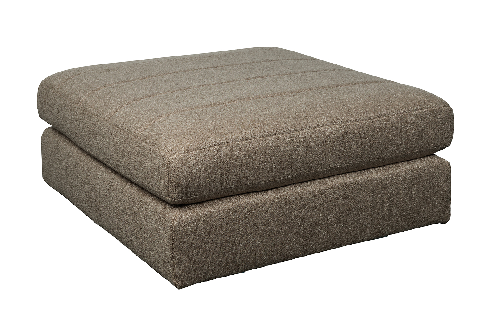 Big Band pall Tekstil Marilyn beige med CM komfort og dekor søm
