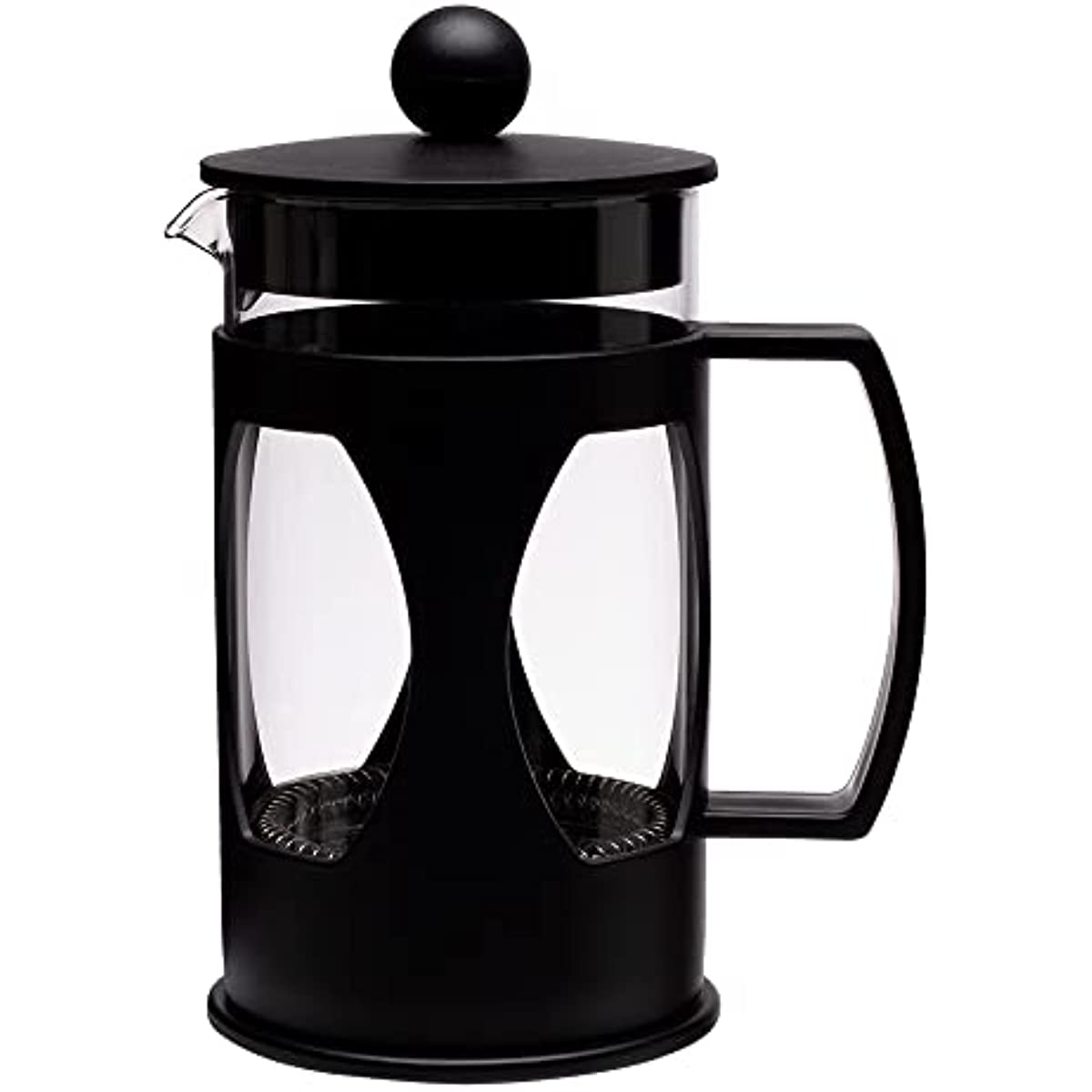Mimo Style Cafeteira Prensa Francesa, Capacidade Para 600 ml, Com Haste e Al&ccedil;a, Resistente, Suporta Altas e Baixas Temperaturas (-20 &deg;C a 180 &deg;C), Excelente Sistema de Filtragem