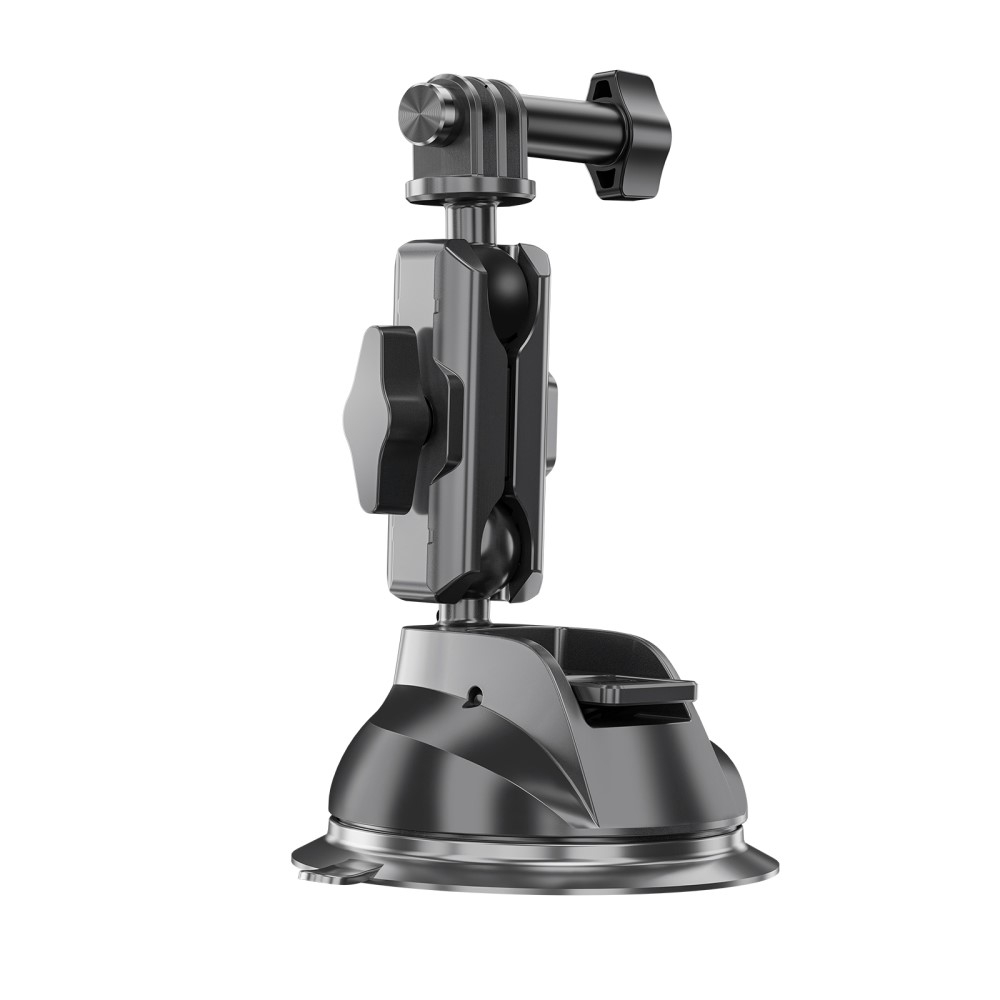 Auto KFZ Kamera Saugnapfhalterung   Stativ Adapter für GoPro / Insta360 (Bis 10kg) - Schwarz