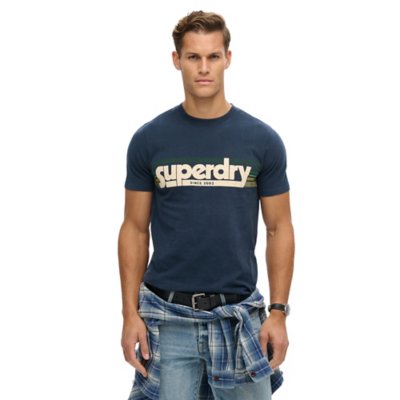 Tee-shirt à manches courtes homme Terrain Striped Logo SUPERDRY