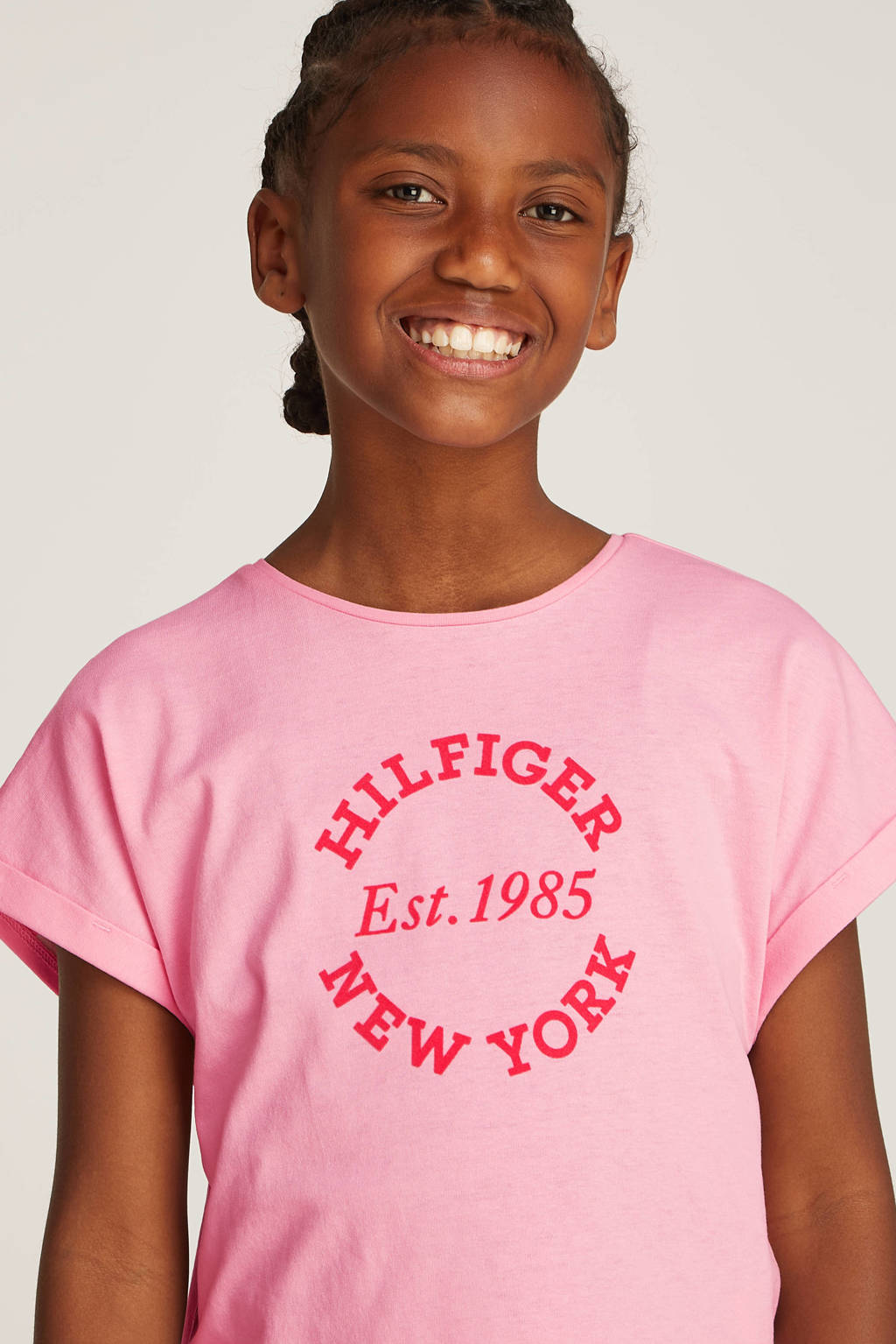 Tommy Hilfiger t-shirt roze
