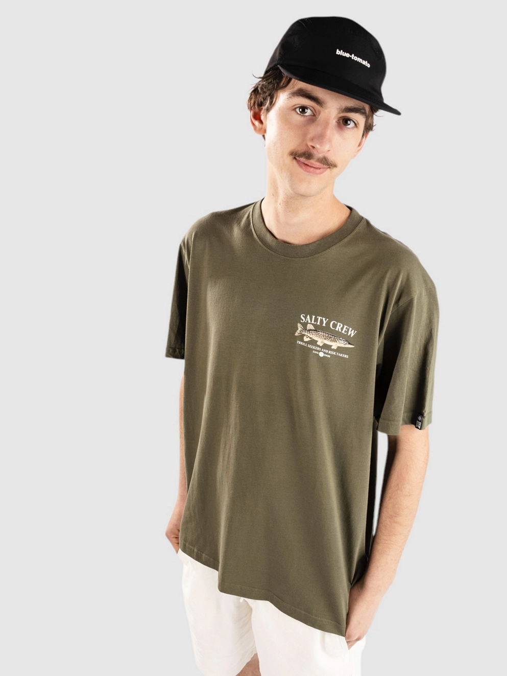 Salty Crew Euro Pike Premium T-Shirt dusty olive