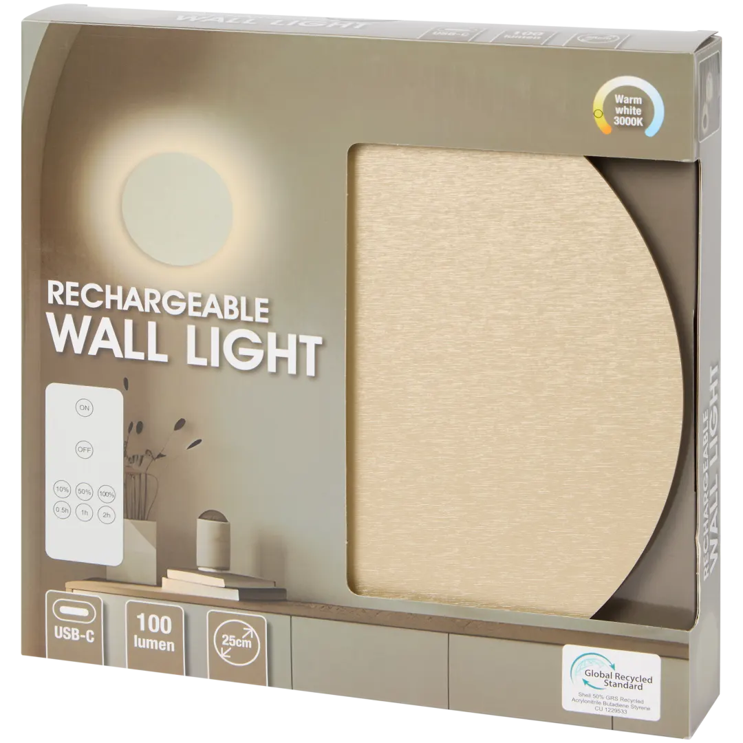 Applique murale rechargeable
