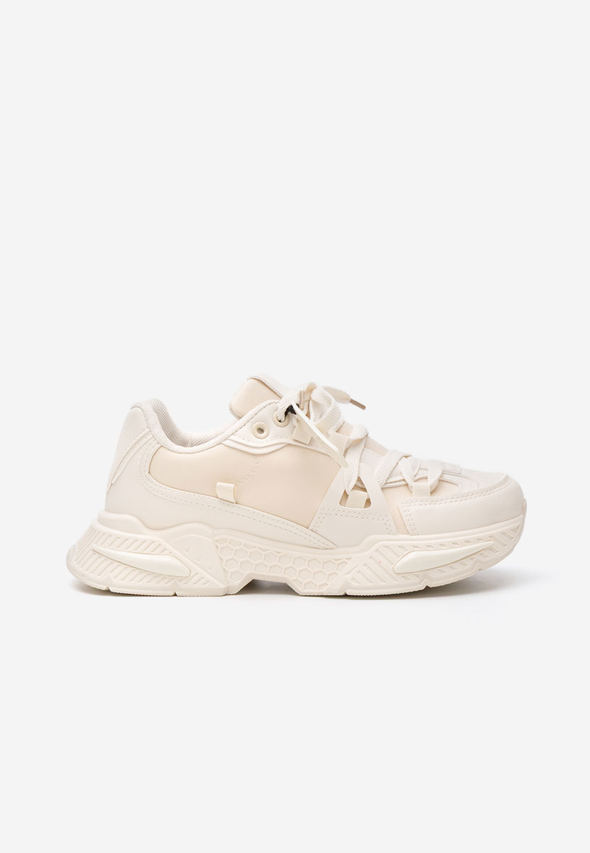 Baskets pour femme beige Cathey