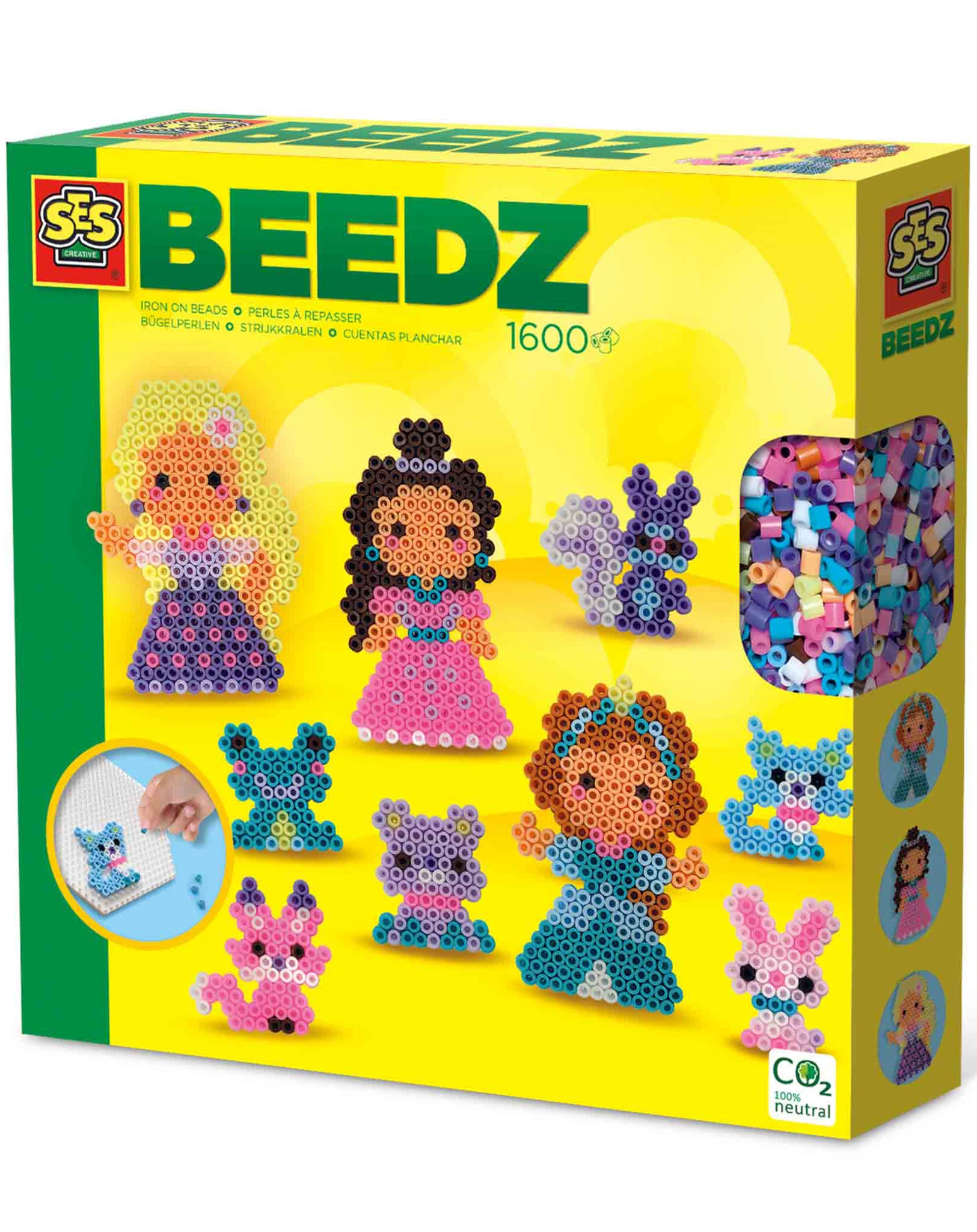 Bügelperlen-Set PRINZESSINNEN & TIERFREUNDE
