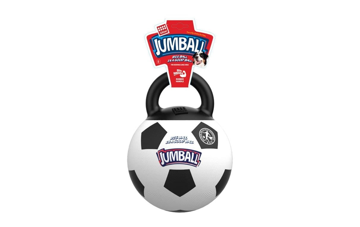 GiGwi Tier-Beschäftigungsspielzeug »Jumpball, Fussball« Gummi | Kunststoff