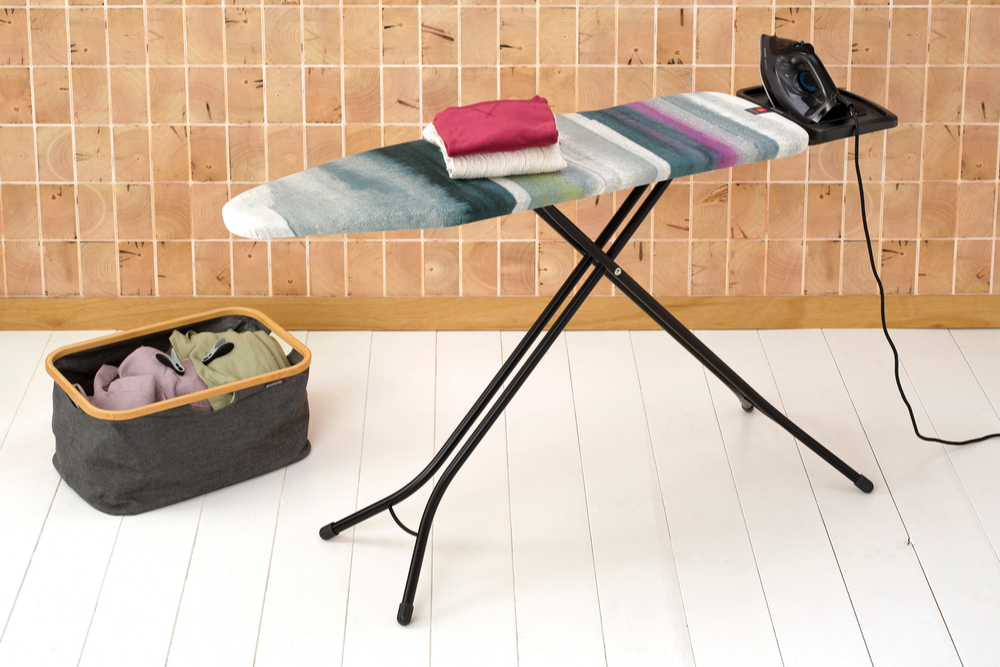 Strijkplank B, 124x38 cm, solide strijkerhouder - Morning Breeze