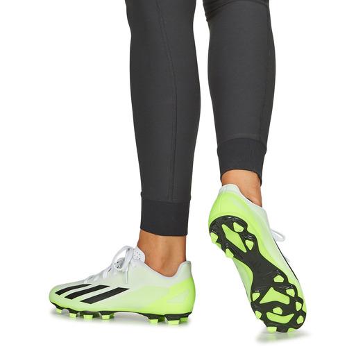 adidas Performance - X CRAZYFAST.4 FxG - Blanc / Jaune