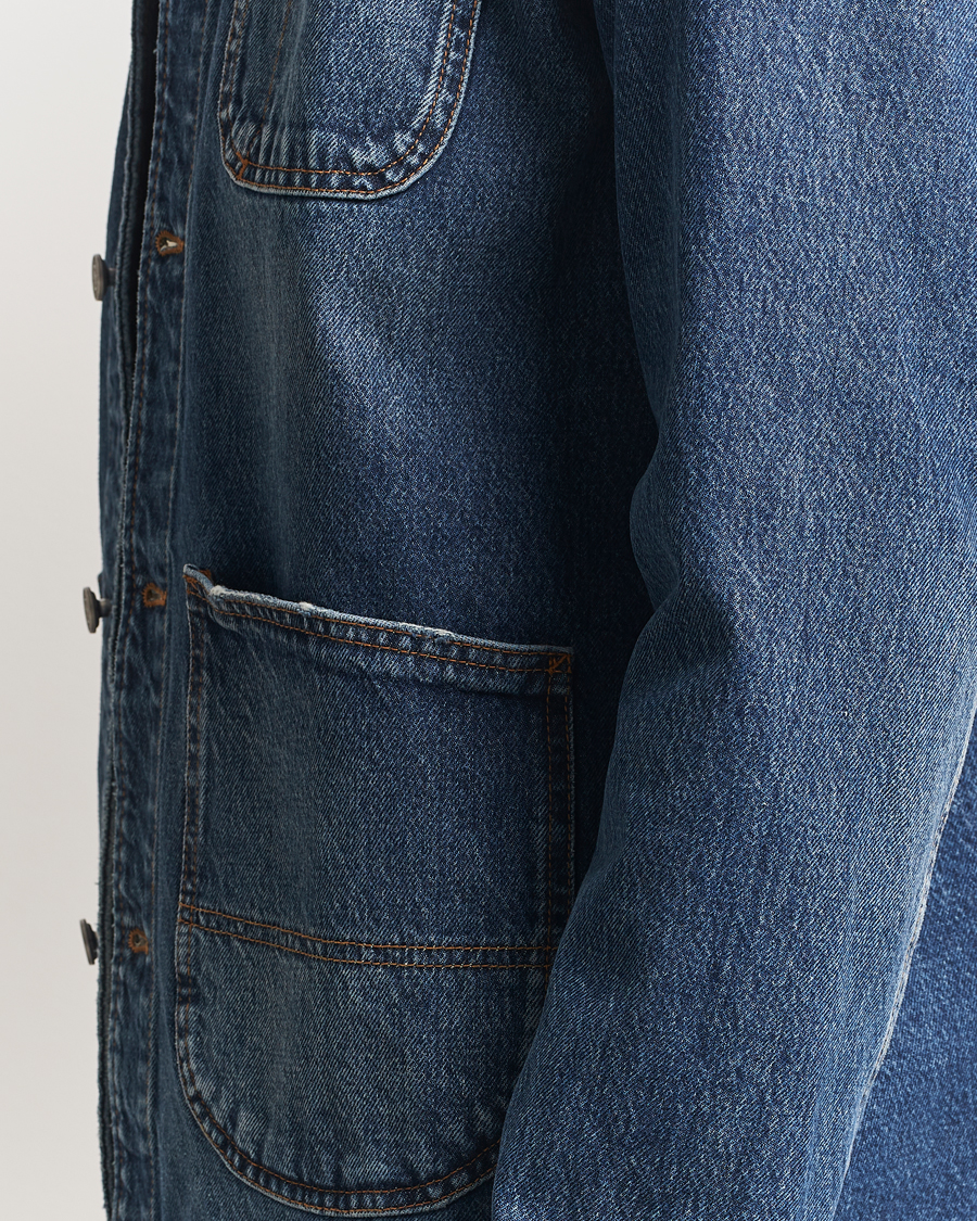 Morris Denim Shirt Jacket Blue