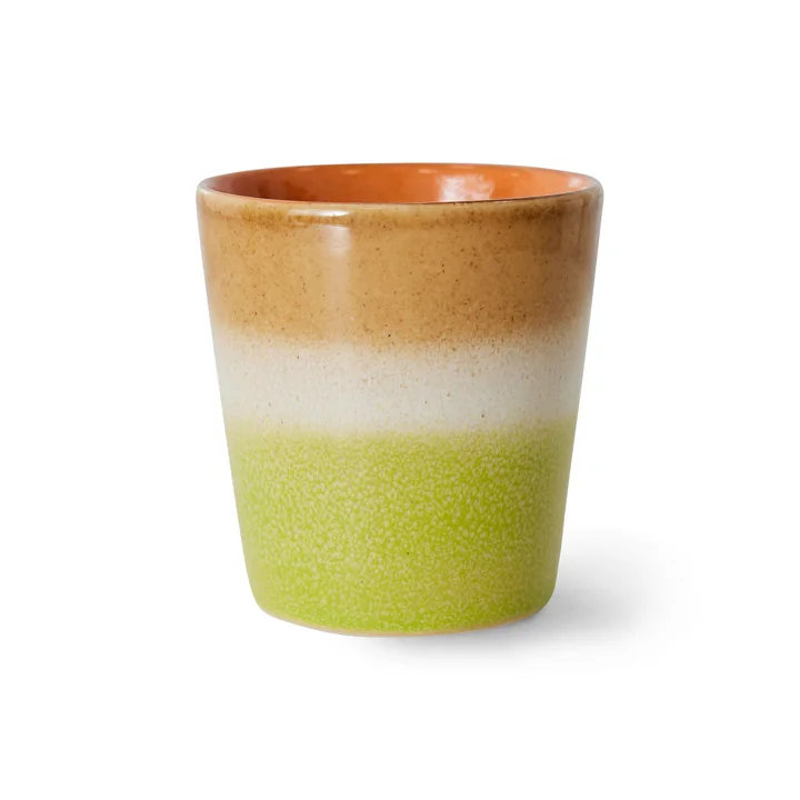 HKliving - 70's Kaffeebecher, 180 ml, eclipse