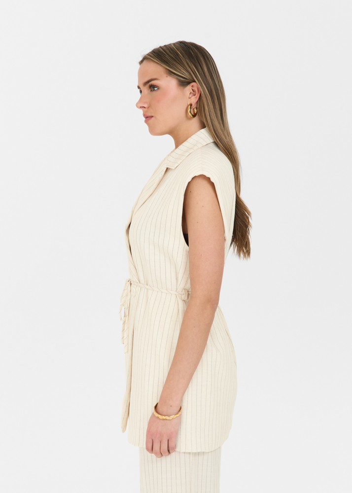 Livia gilet beige