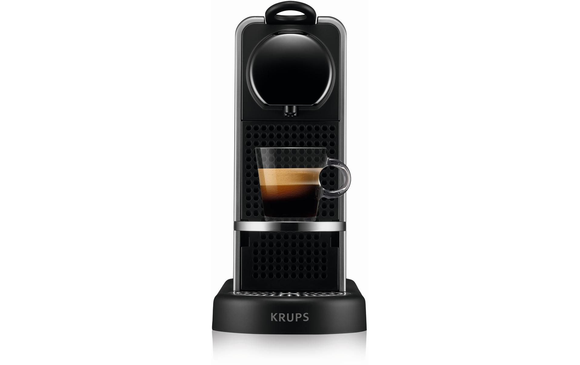 Kaffeemaschine Nespresso CitiZ Platinum Schwarz/Titanium<br>Elegante Nespressomaschine