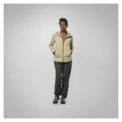 Sweat à Capuche Femme Salewa Agner Hemp 2 Hooded Beige