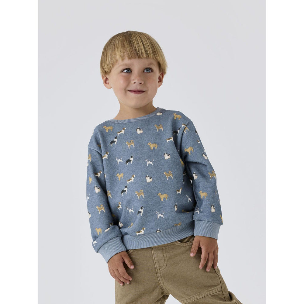 Køb Name It Spring Lake Melange Barking Regular Sweatshirt