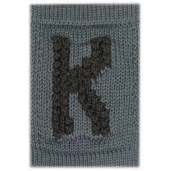 Strikket Bogstav Blue - Smallstuff → Luksusbaby.dk
