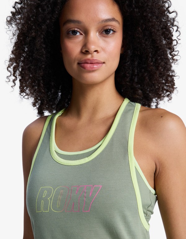 Everyday Flow Débardeur Vert Femme