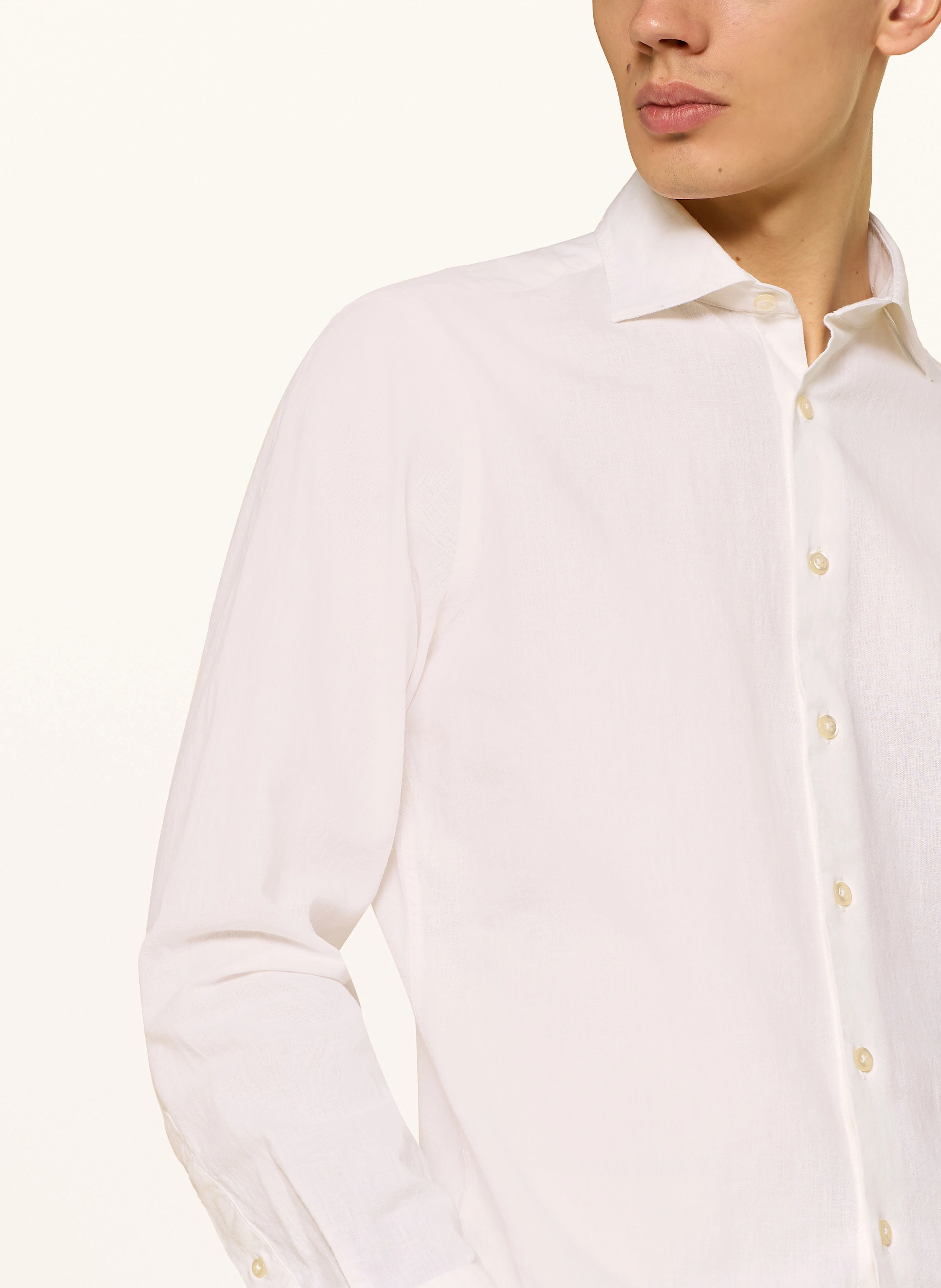 Roy Robson Hemd Slim Fit mit Leinen