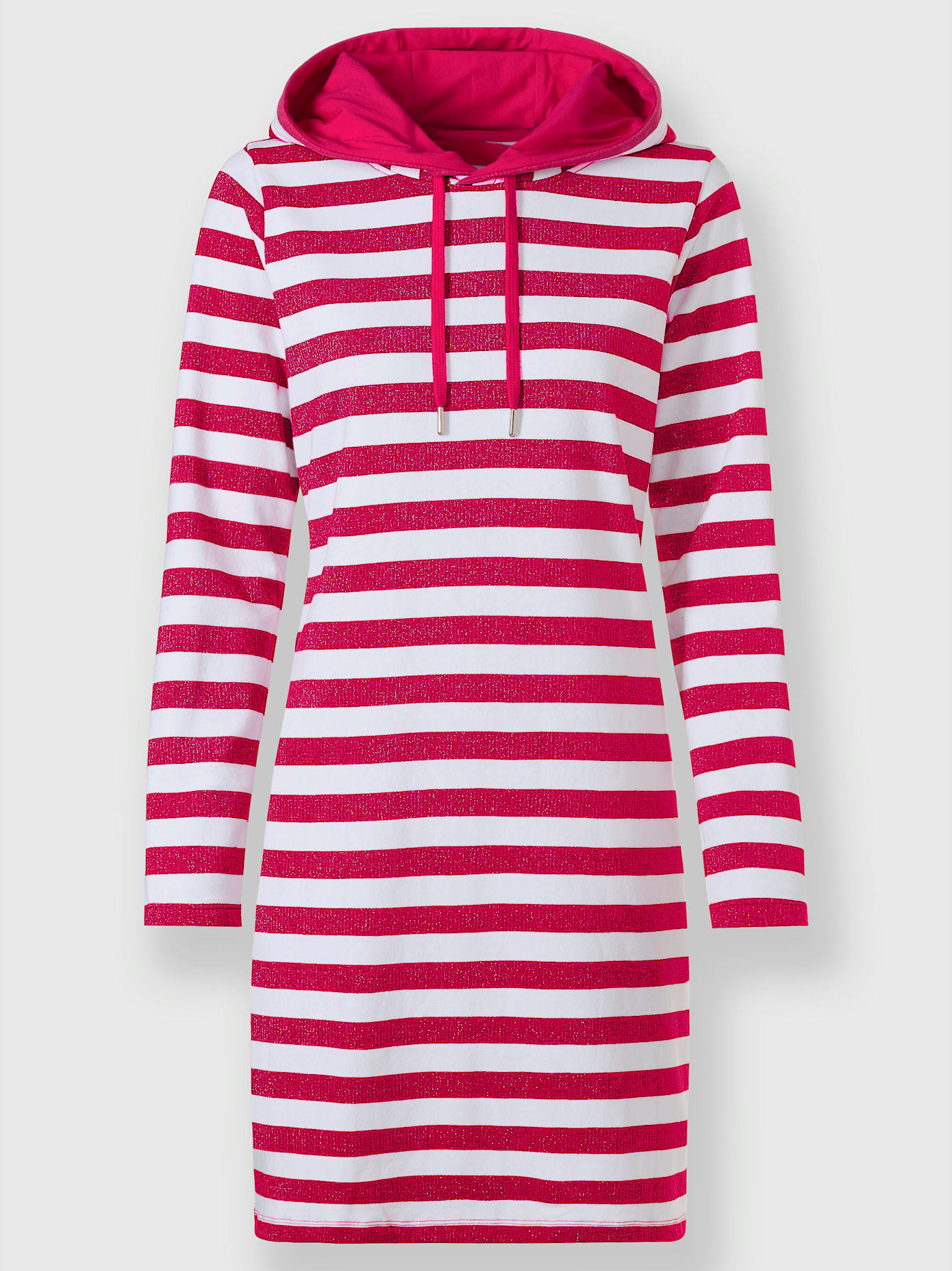 Robe en matière sweat superbe fil brillant