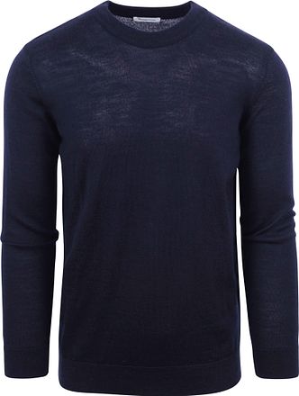 KnowledgeCotton Apparel Pullover Wol Navy 1080068 kopen