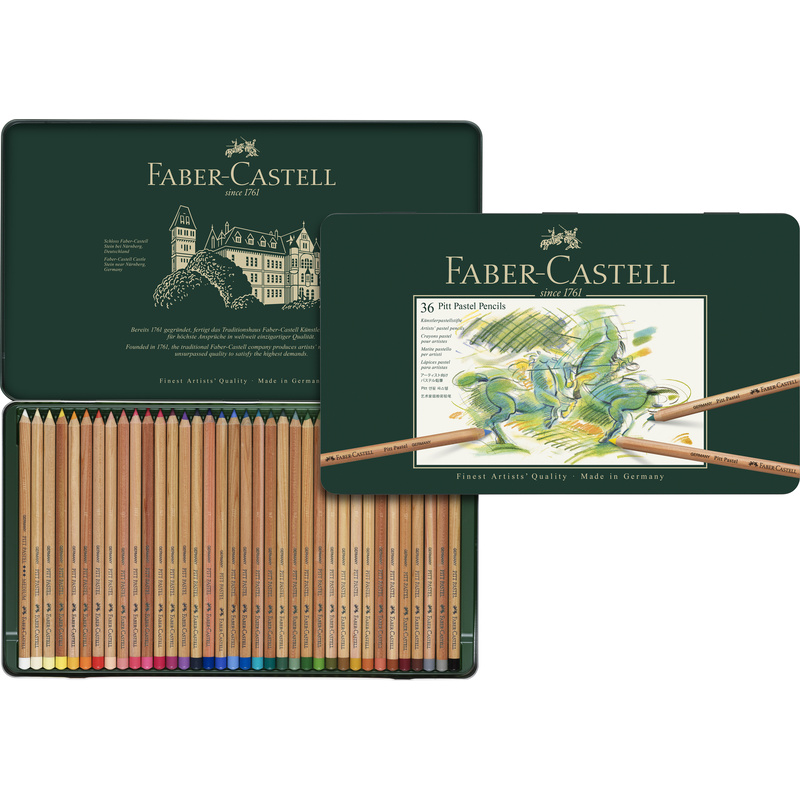 Faber-Castell Farbstifte Pitt Pastel, 36er Schachtel, assortiert