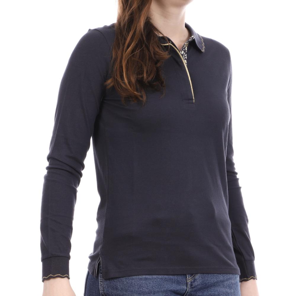 Les Tropéziennes Polo Marine Femme Les Tropéziennes Carassin
