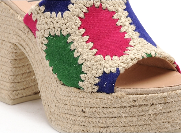 Gaimo mules et sabots talons femme country multicolore