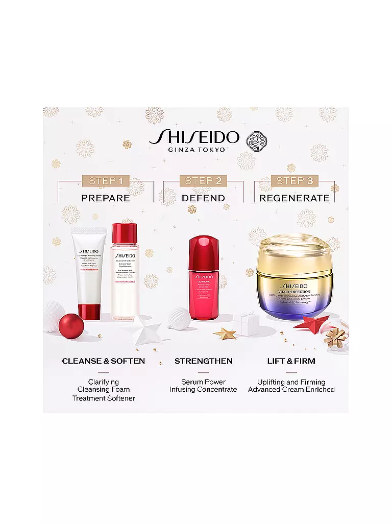 SHISEIDO Geschenkset - Vital Perfection Uplifting and Firming Cream Advanced Enriched Holiday Kit 50ml / 30ml / 15ml / 10ml keine Farbe