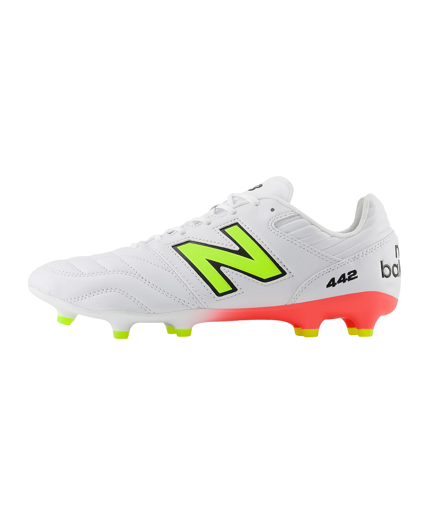 New Balance 442 Pro V2 FG Flash Point Weiss FMB2