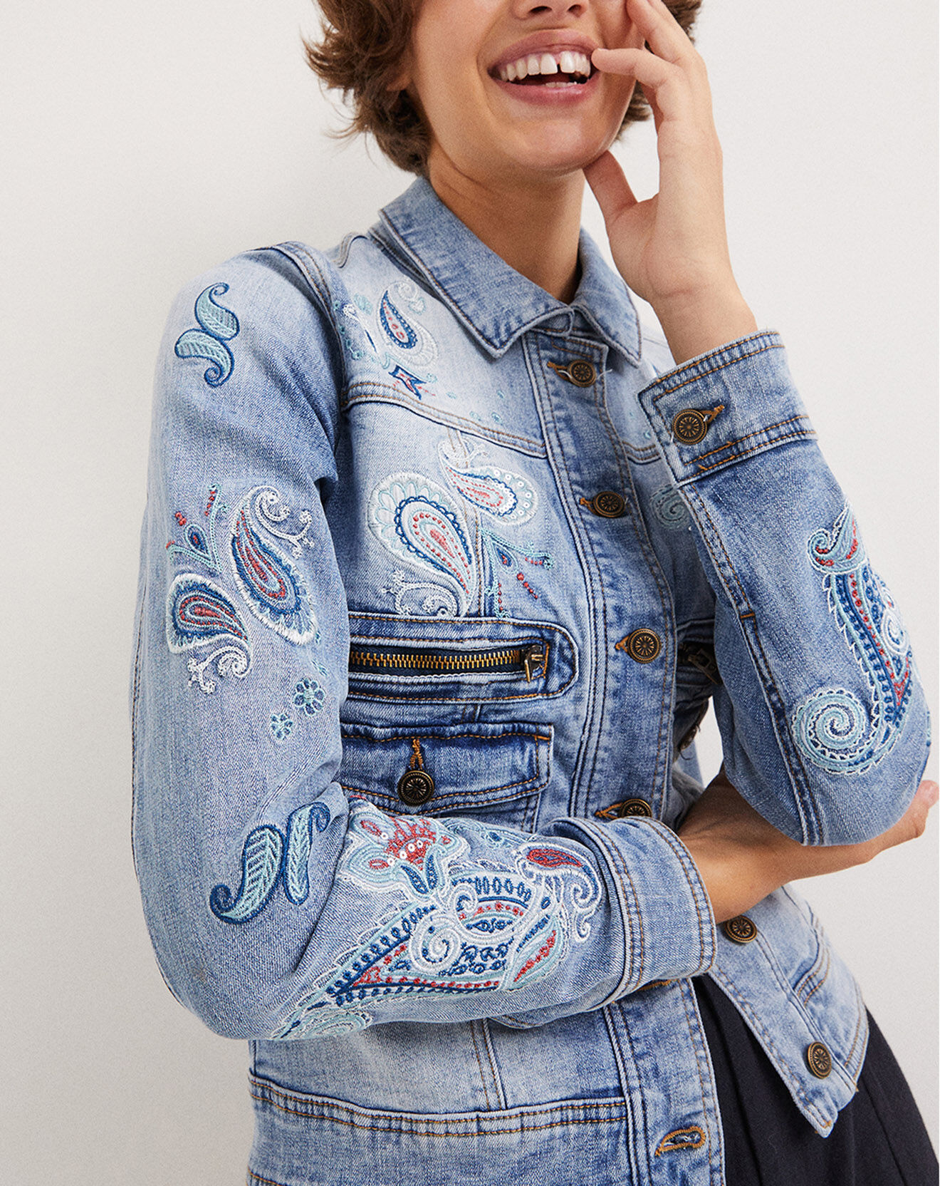 Desigual Veste en jean Anaelle denim