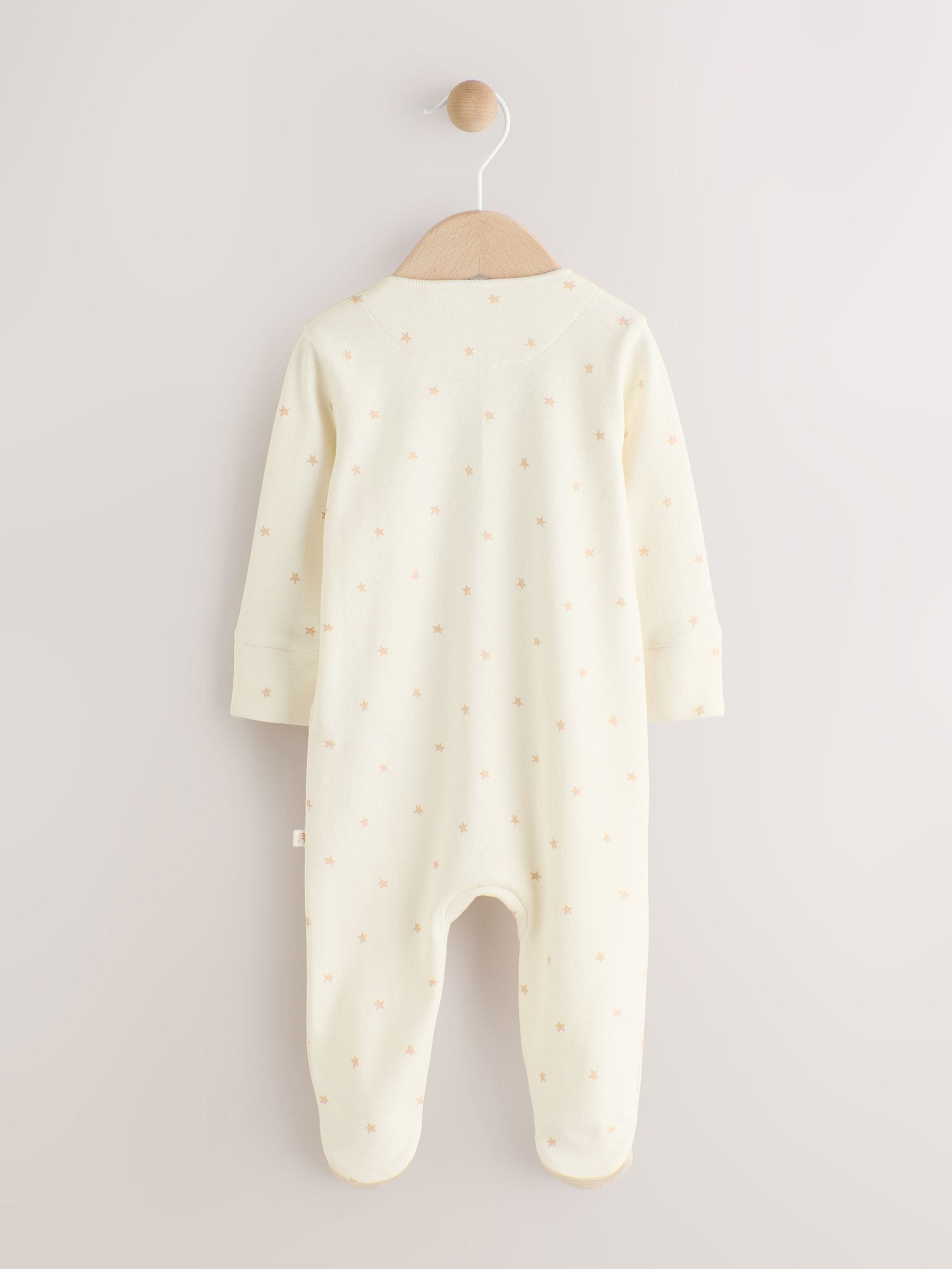 Ecru I Love My Mummy - Babypyjama met tweewegrits (0-18mnd)