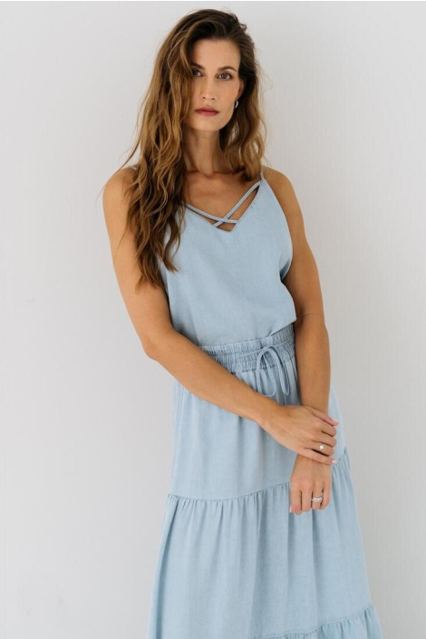 Maicazz blauwe dames rok