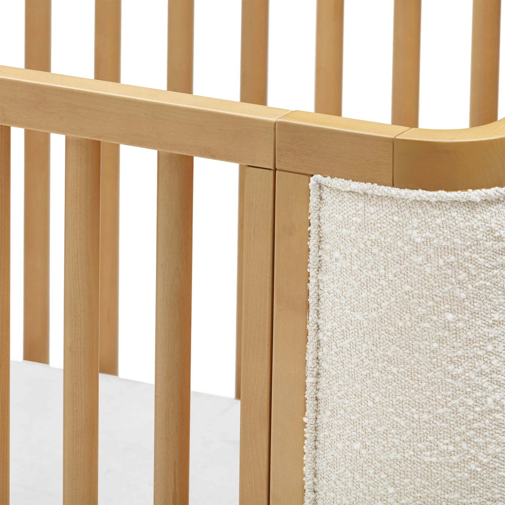 Babyletto Couchette Convertible 4-en-1 Bondi avec Kit de Conversion pour Lit pour tout-petit - Miel avec boucle ivoire