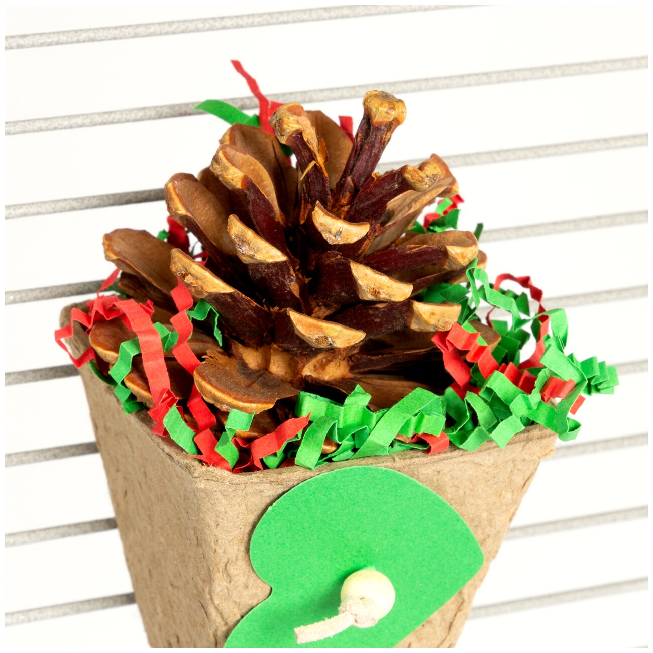 HappyBird Knabberspielzeug Pinecone Cup
