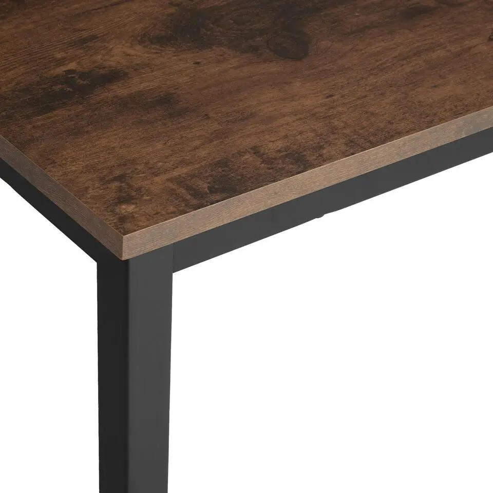 tectake Bureau Jenkins, Industrieel Hout Donker, Rustiek