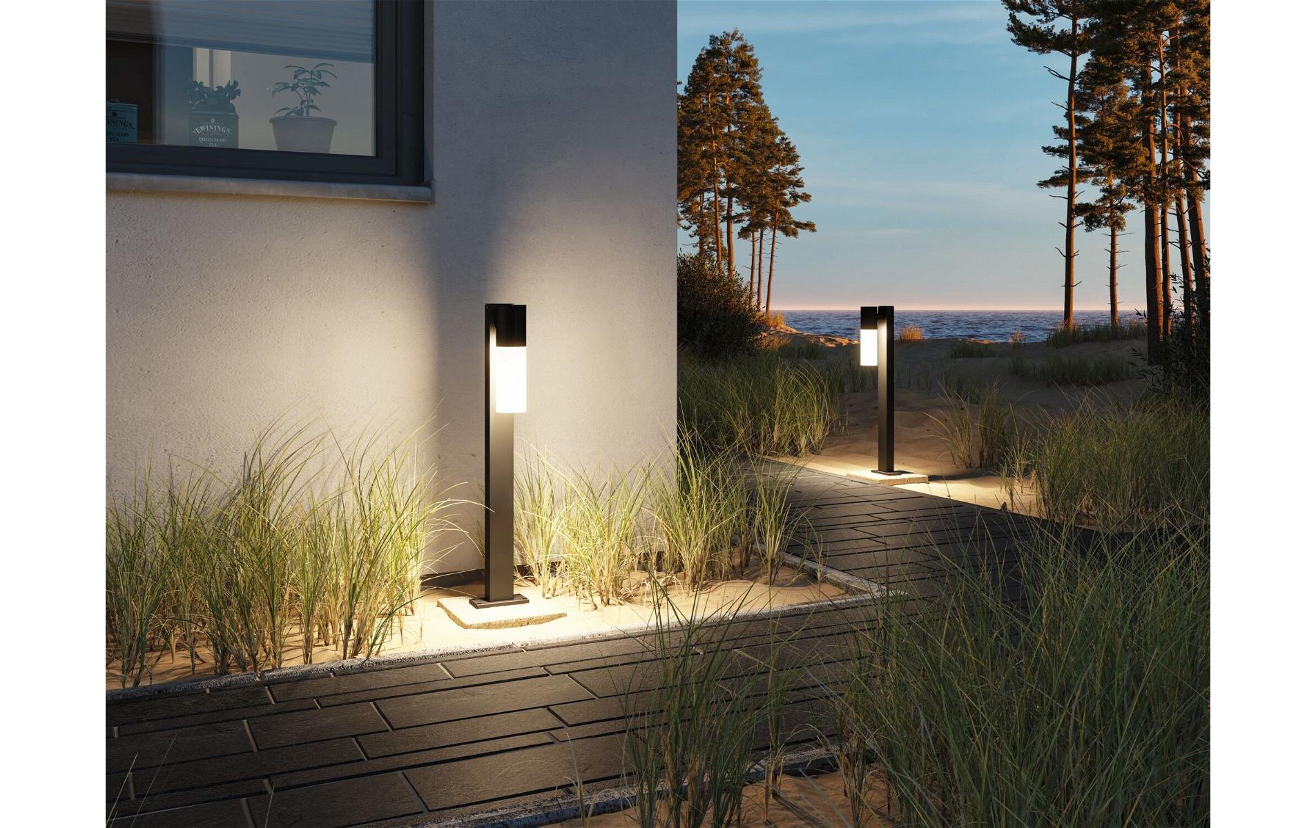 Sockelleuchte LED Tralia E27, 10W, Anthrazit<br>LED Pollerleuchte