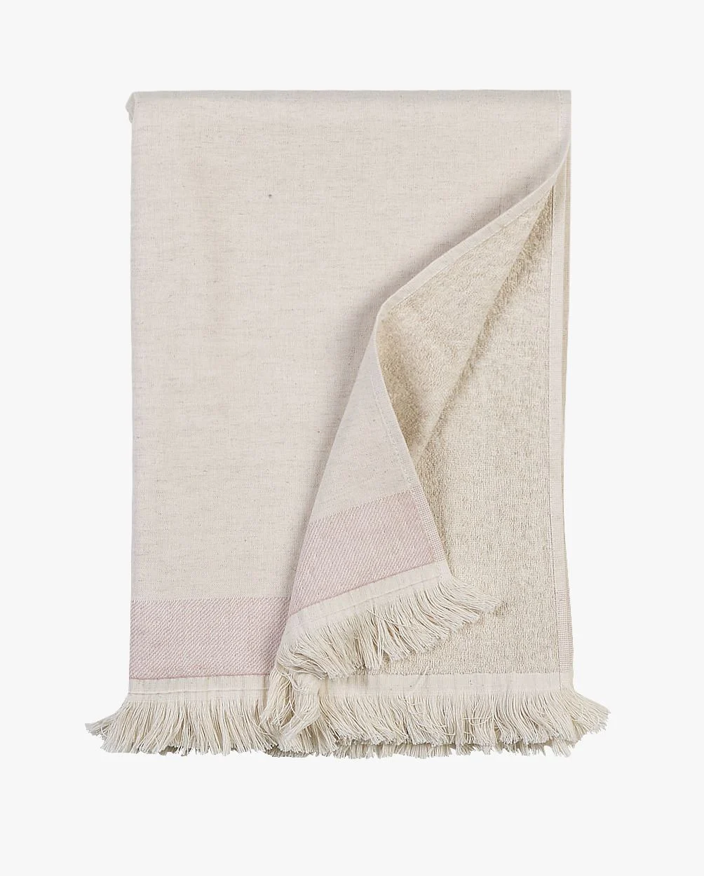 Antislip hamam håndkle natur - 60x180 cm