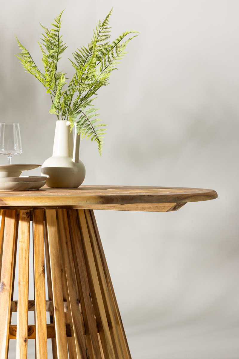 Houten tuintafel Malin Bruin