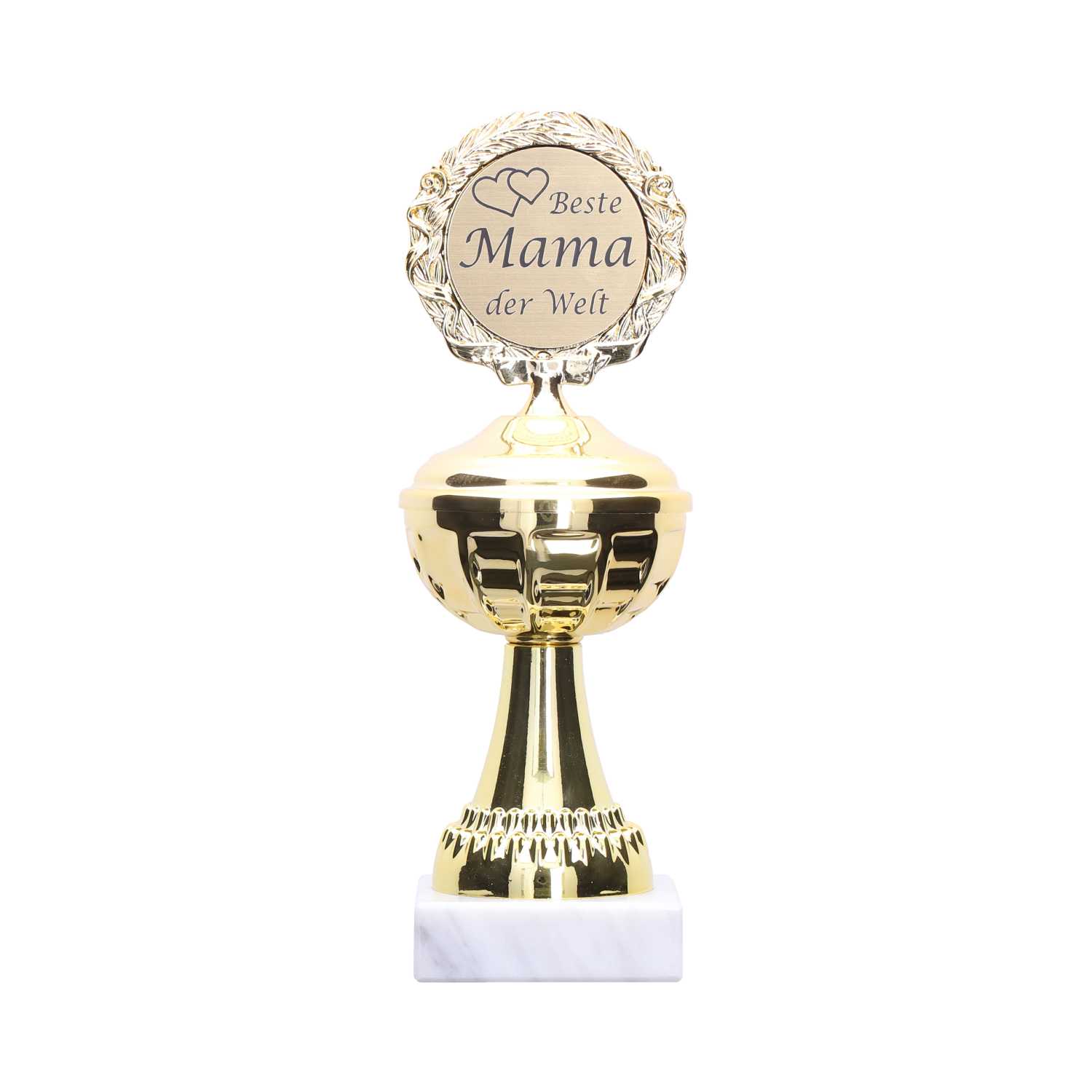 Pokal Gold auf Marmorsockel 22,5 cm 6fach