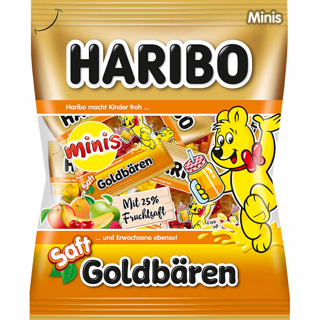 Haribo Saft Goldbären minis 220g MHD:30.4.25