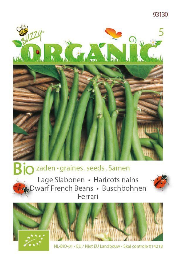 Organic Stamslabonen Ferrari - Groentezaden