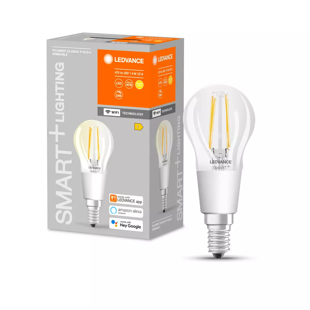 LED-Birnenform E14/4 Watt/Energie E