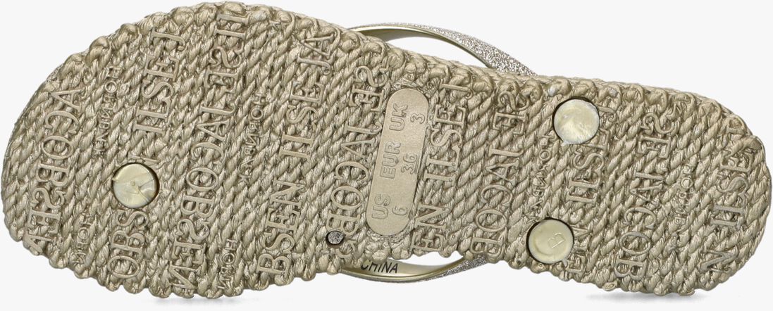 ILSE JACOBSEN gouden ilse jacobsen teenslippers cheerful01