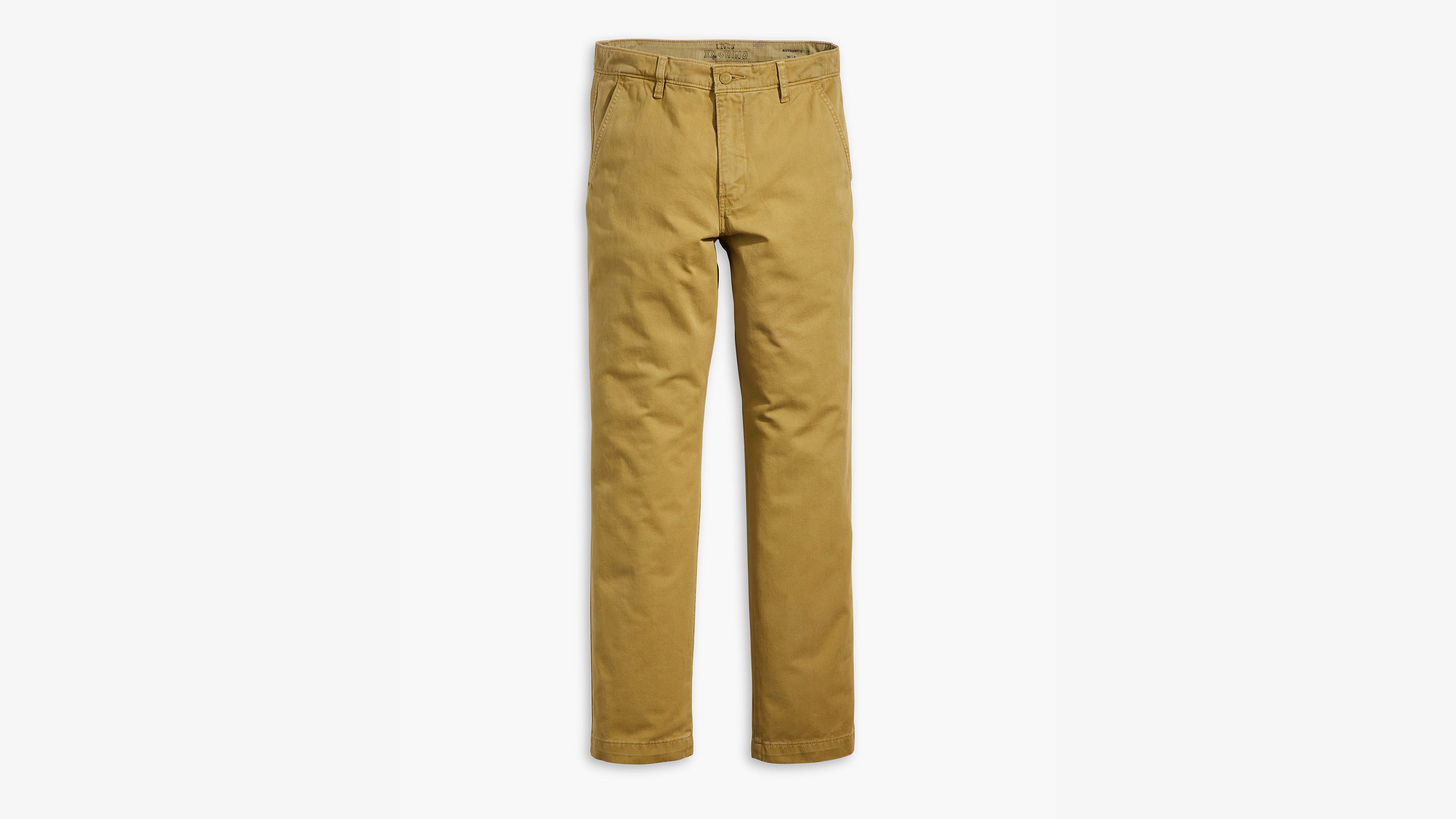 Pantalon XX Chino Authentic Straight - British Khaki Soft Garment Dye - Beige