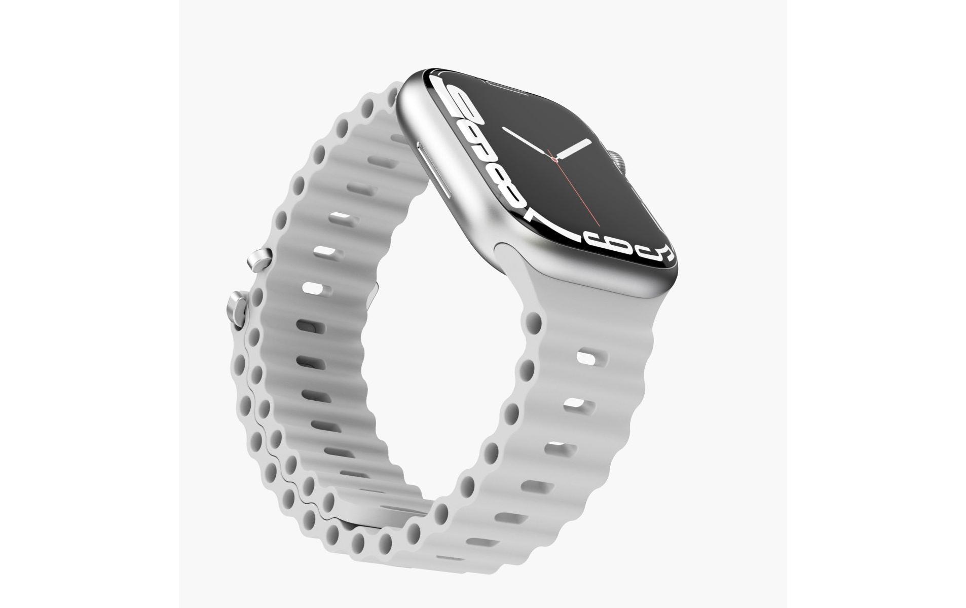 Wave Band Apple Watch 38/40/41 mm Light GrayArmband für Apple Watch 38/40/41 mm