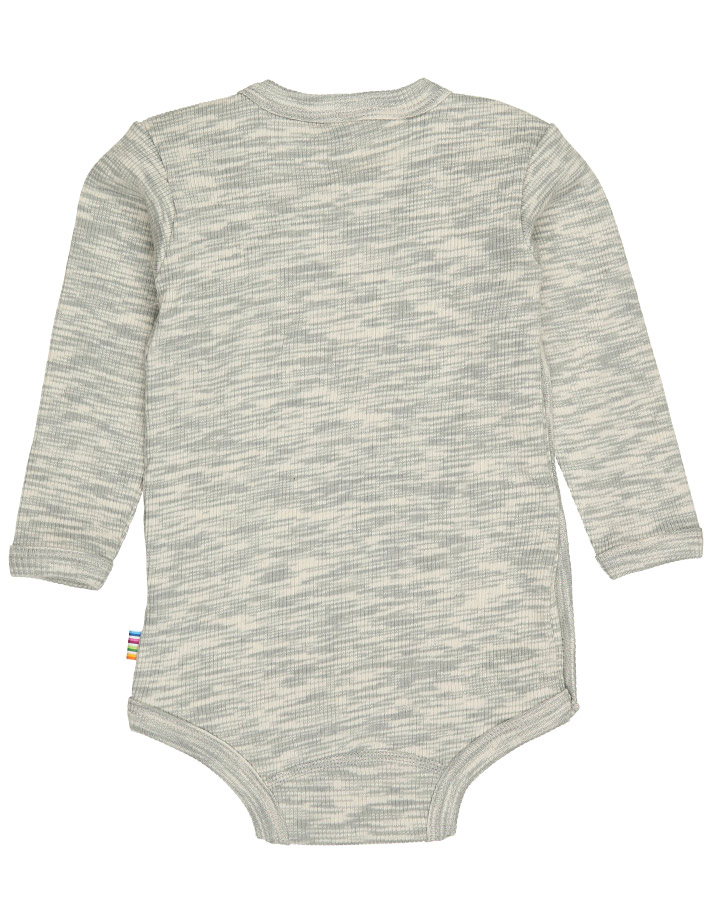 Wickel-Body BASIC MELANGE in grau