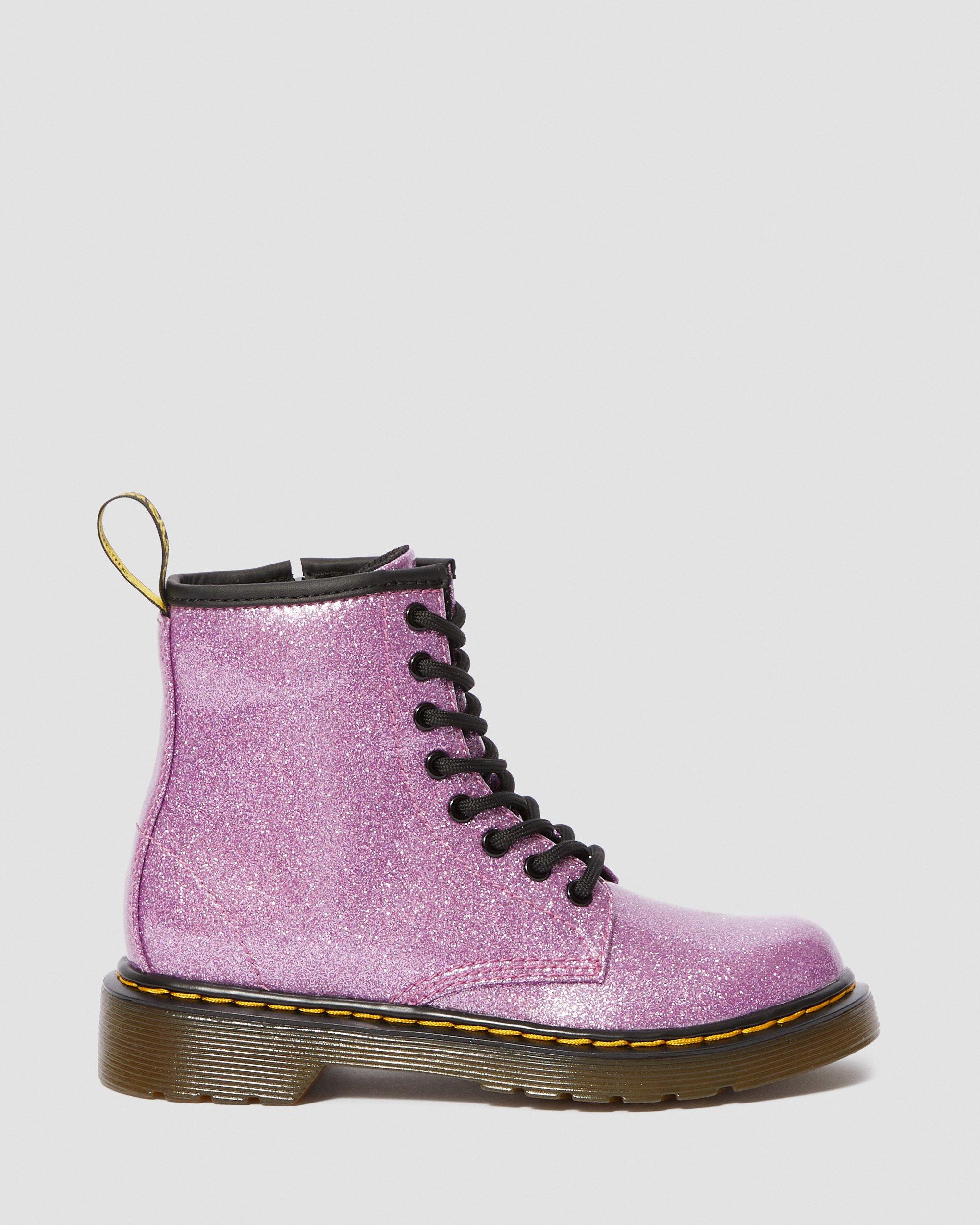 Junior 1460 Glitter Lace Up Boots
