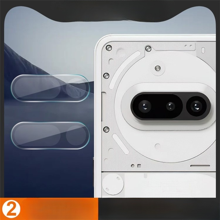 (2er Set) Nothing Phone (3a) Kamera Panzerglas Schutz
