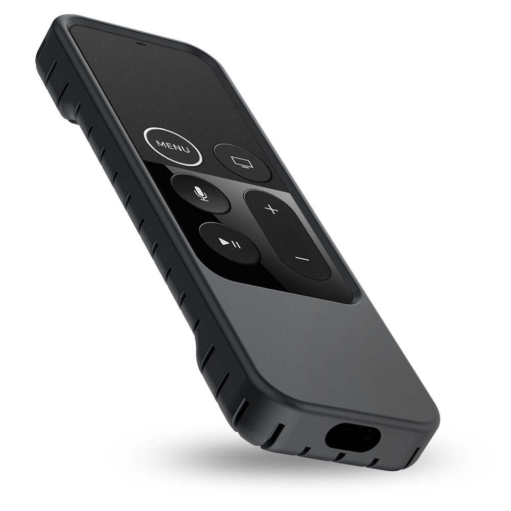 Apple TV 4K (1. Gen.) / Apple TV HD (4. Gen.) Fernbedienung Schutzhülle Silikon Grip Case - Schwarz
