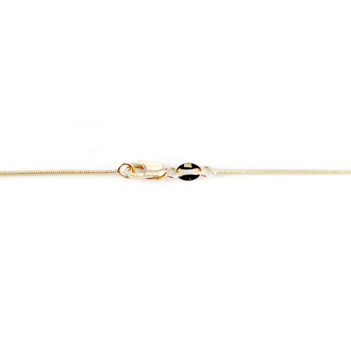 Collier d'occasion or 750 jaune maille serpent émeraudes diamants 42 cm