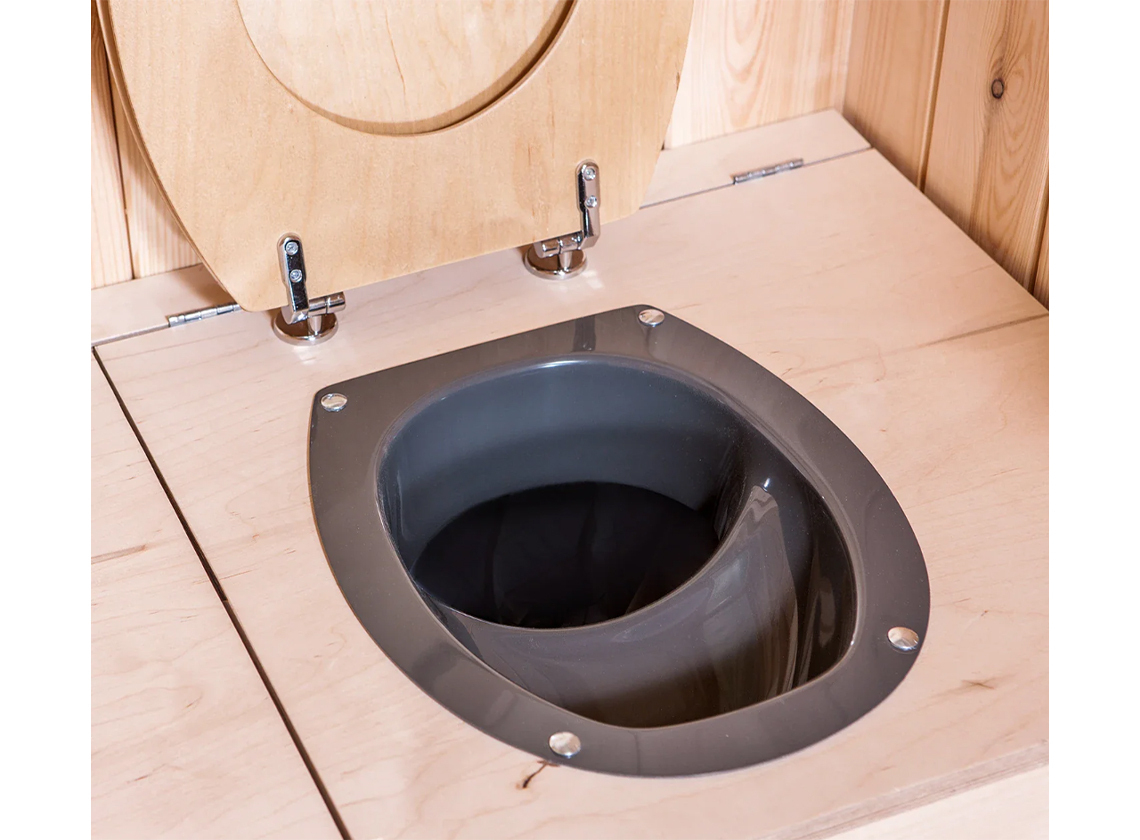 TROBOLO droogtoilet inzetstuk – grey